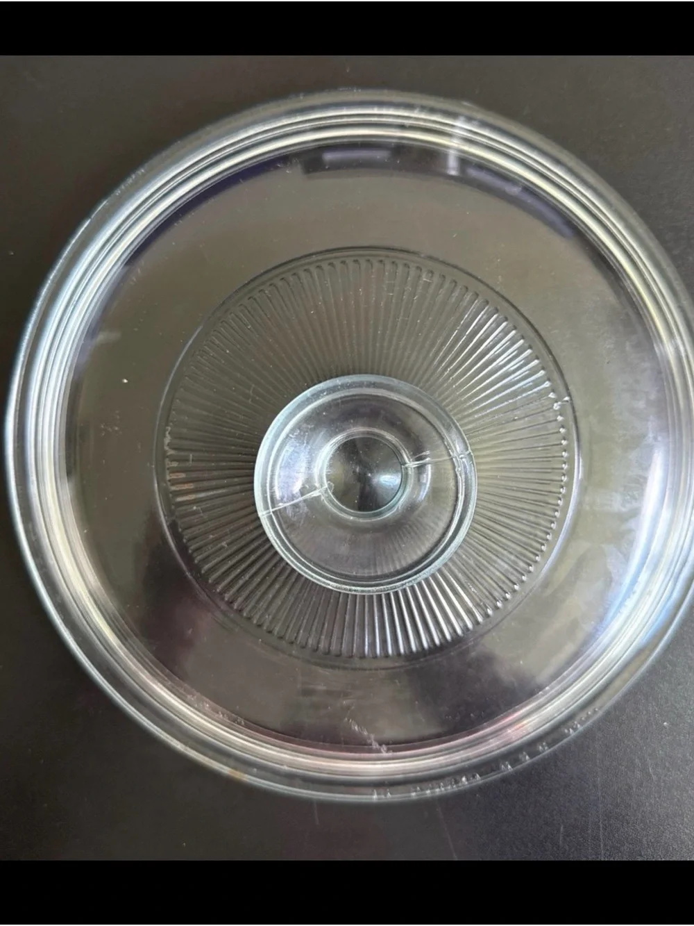 Pyrex G5C Clear Glass Replacement Lid For Round Casserole 7 3/4